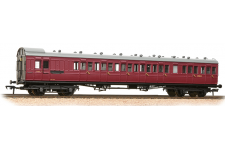 Bachmann Branchline 39-602 60' SECR Birdcage Brake Third Lavatory - BR Crimson
