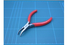 Expo Tools 75601 Mini Bent Nose Pliers With Plain Jaws
