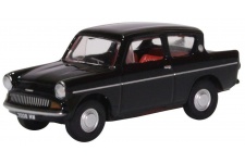 Oxford Diecast 76105009 Ford Anglia 105E Black Front Side