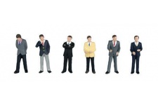 BACHMANN 36-040 BUSINESSMEN (6) FIGURE SET