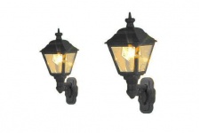Gaugemaster Lighting GM827 Grey Wall Mounted Gas Lamps