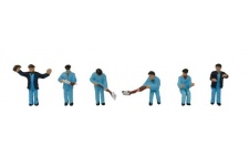 Bachmann Scenecraft 379-307 N Gauge Figure Set - Steam Locomotive Staff