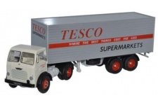 Oxford Diecast 76LO001 Leyland Octopus Beaver Box Trailer Tesco