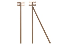 Auhagen 41204 Telegraph Posts 12