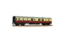 bachmann-branchline-34-727a-sr-bulleid-brake-third-semi-open-15-vents-br-crimson-and-cream-s4006-oo-gauge