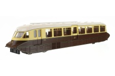 Dapol 4D-011-005 Streamlined Railcar 12 Lined Choc & Crm GWR Mongrm & Valance