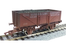 Dapol 4f-051-036 OO Gauge 5 Plank Wagon Minerva Lime Weathered