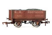 Dapol 4f-052-006 OO Gauge 5 Plank Wagon 9' Wheelbase E A Robinson Weathered