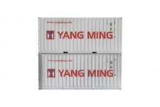gaugemaster_da4f-028-060-20ft-container-yang-ming-twin-pack-weathered-oo-gauge