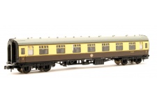 Graham Farish 374-163A BR Mk1 FK First Corridor Chocolate And Cream