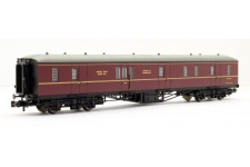 Graham Farish 374-586 Hawksworth Full Brake BR Maroon