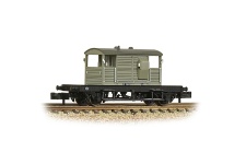 graham-farish-377-852a-sr-pill-box-brake-van-br-grey-n-gauge
