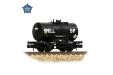graham-farish-378-004-20t-anchor-mounted-tank-wagon-shellbp-black-n-gauge