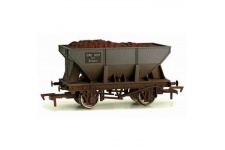 Dapol 4F-033-012 24 Ton Steel Ore Hopper Wagon BR B433419 Weathered