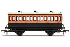 Hornby R40062A LSWR 4 Wheel Coach 3rd Class 308