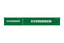 Hornby R60042 Evergreen Container Pack 1 x 20 and 1 x 40 Shipping Containers