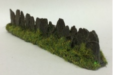 Javis PW5 OO Scale Slab Slate Wall Ready Assembled Resin Model