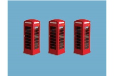Modelscene 5190 N Gauge Telephone Boxes