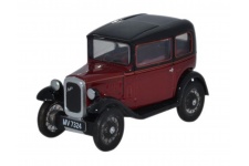 oxford-diecast-76ass003-austin-seven-rn-saloon-maroon