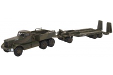 Oxford Diecast 76DT005 Diamond T Tank Transporter 21st Army Tank Brigade 1942