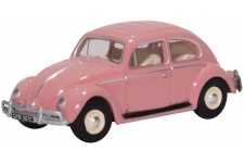 Oxford Diecast 76VWB011UK VW Beetle Pink UK Reg