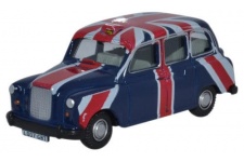 Oxford Diecast 76FX4006 FX4 Taxi Union Jack 1:76 Scale Diecast Model