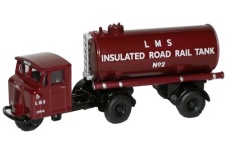 Oxford Diecast 76MH010 LMS Mechanical Horse Tank Trailer