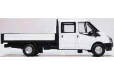 Oxford Diecast 76tpu005 White Ford Transit Dropside
