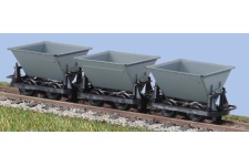 Peco GR-331 Great Little Trains OO-9 Gauge V-Skip Hudson Ruggas Grey