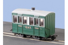 Peco GR-500 OO-9 Gauge 4 Wheel Enclosed Side Coach Glyn Valley Tramway