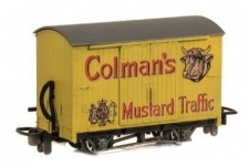 Peco GR-900 00-9 Gauge Box Van In Colman's Mustard Livery