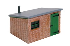 Peco LK-705 Brick Built Lineside Hut O Gauge Plastic Kit