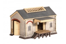 Ratio 220 Stone Built Goods Shed N Gauge Plastic Kit