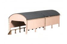 Ratio 527 Twin Track Carriage Shed OO Gauge Plastic Kit