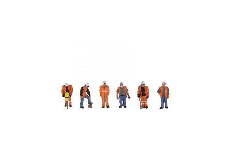 Bachmann Scenecraft 36-049 OO Gauge Trackside Workers (Pack of 6)