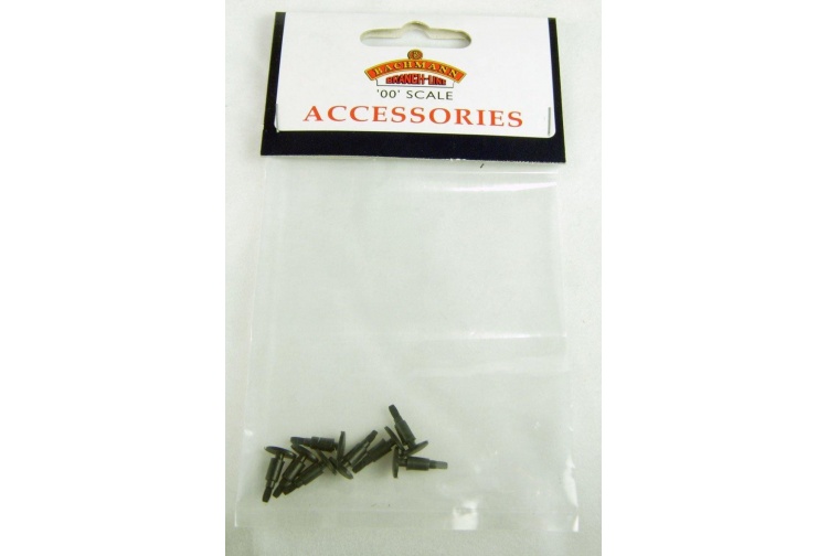 Bachmann Branchline 36-031 Oval Head Sprung Buffers (Pack of 8)