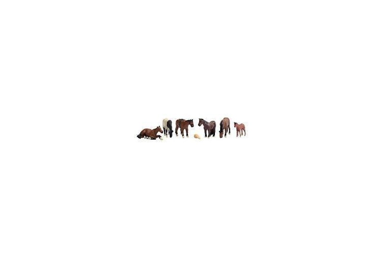 Bachmann 36-080 7 Horses Figures Set