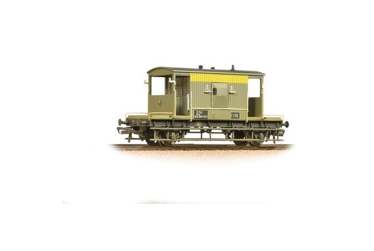 Bachmann Branchline 37-533 20 Ton ZTO Brake Van BR Grey & Yellow Dutch Weathered