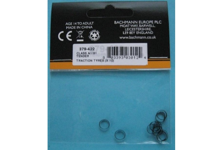 Graham Farish 379-422 LNER A1, A2, B1 & J39 Tender Traction Tyres (Pack of 10)