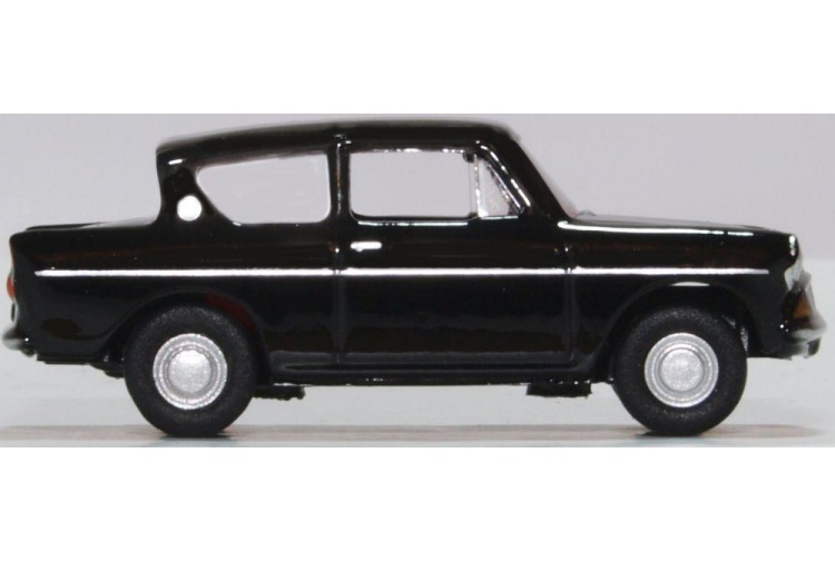Oxford Diecast 76105009 Ford Anglia 105E Black Offside