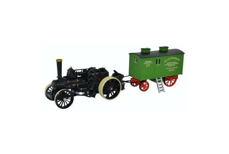 oxford-diecast-76fbb002-fowler-bb1-plough-engine-no-15222-bristol-rover-plus-living-wagon