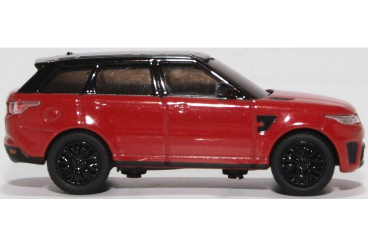 Oxford Diecast 76RRS003 Range Rover Sport SVR Firenze Red side