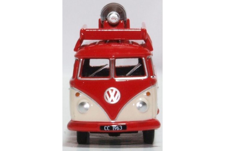 Oxford Diecast 76VWS007CC VW T1 Van With Rooftop Coca Cola Bottle Front