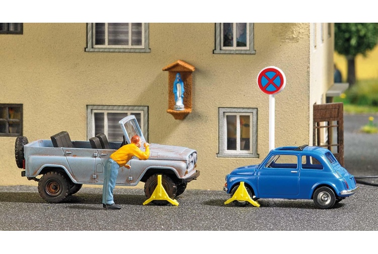 Busch 7767 Mini Design Set Wheel Clamps Example Layout