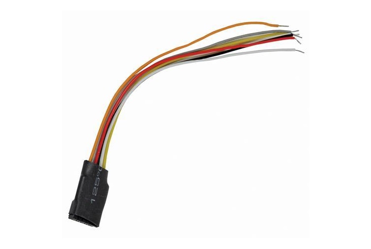 Bachmann 36-562 6 Pin Decoder Socket with Wiring Harness (Pack of 3)