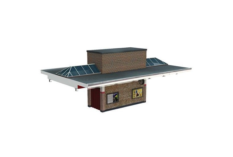 Bachmann 44-065 Art Deco Platform Centre Building