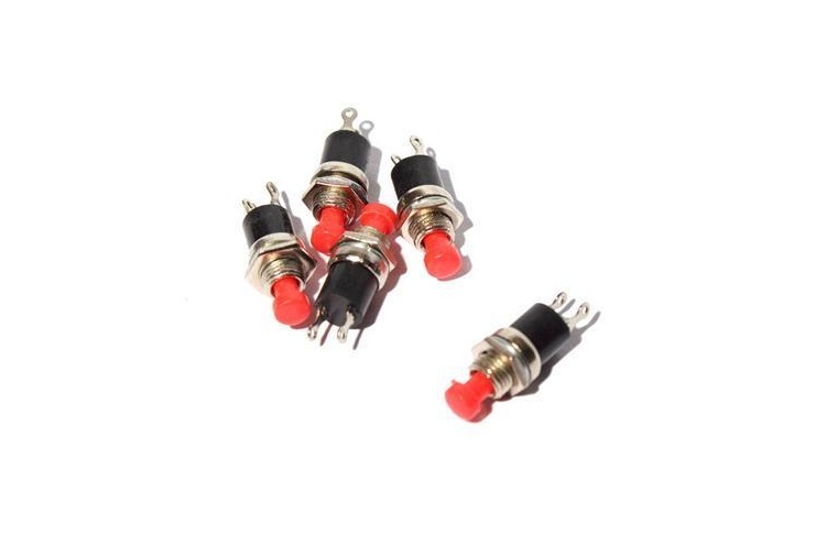 Gaugemaster GM516 Red Push To Make Switches (5)