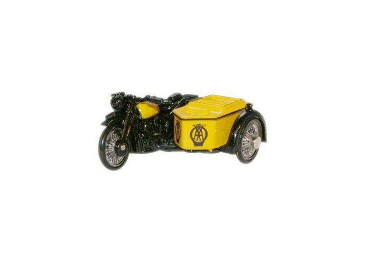 Oxford Diecast 76BSA001 BSA Motorcycle and Sidecar AA