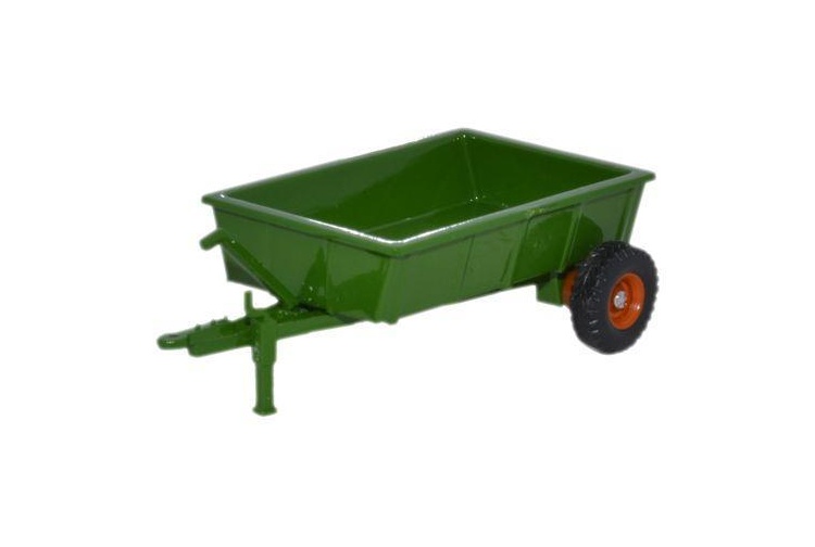 Oxford Diecast 76FARM005 Farm Trailer Green