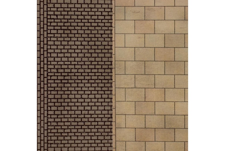 Metcalfe PN903 (prev PN111) Paving & Cobblestone Sheets N Gauge Material Pack